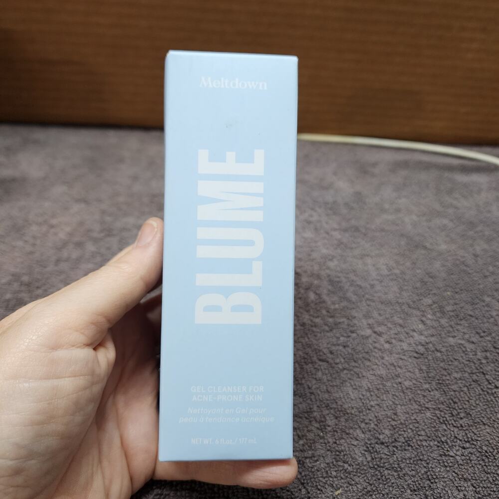 Blume Meltdown Gel Cleanser for Acne Prone Skin 6oz New in Box  b34